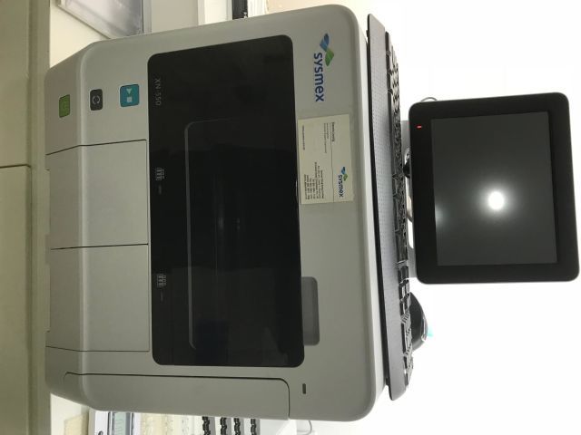 sysmex xn550 hematology analyzer for sale ps#48350